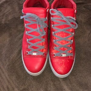 Balenciaga Arena Red and Gray Size 13
